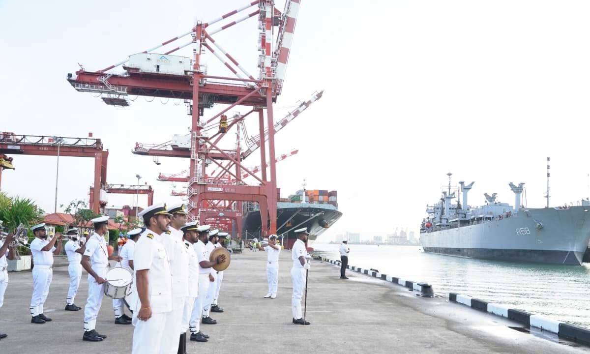 INS Rana and INS Jyoti arrive in Colombo for ‘SLINEX-25'