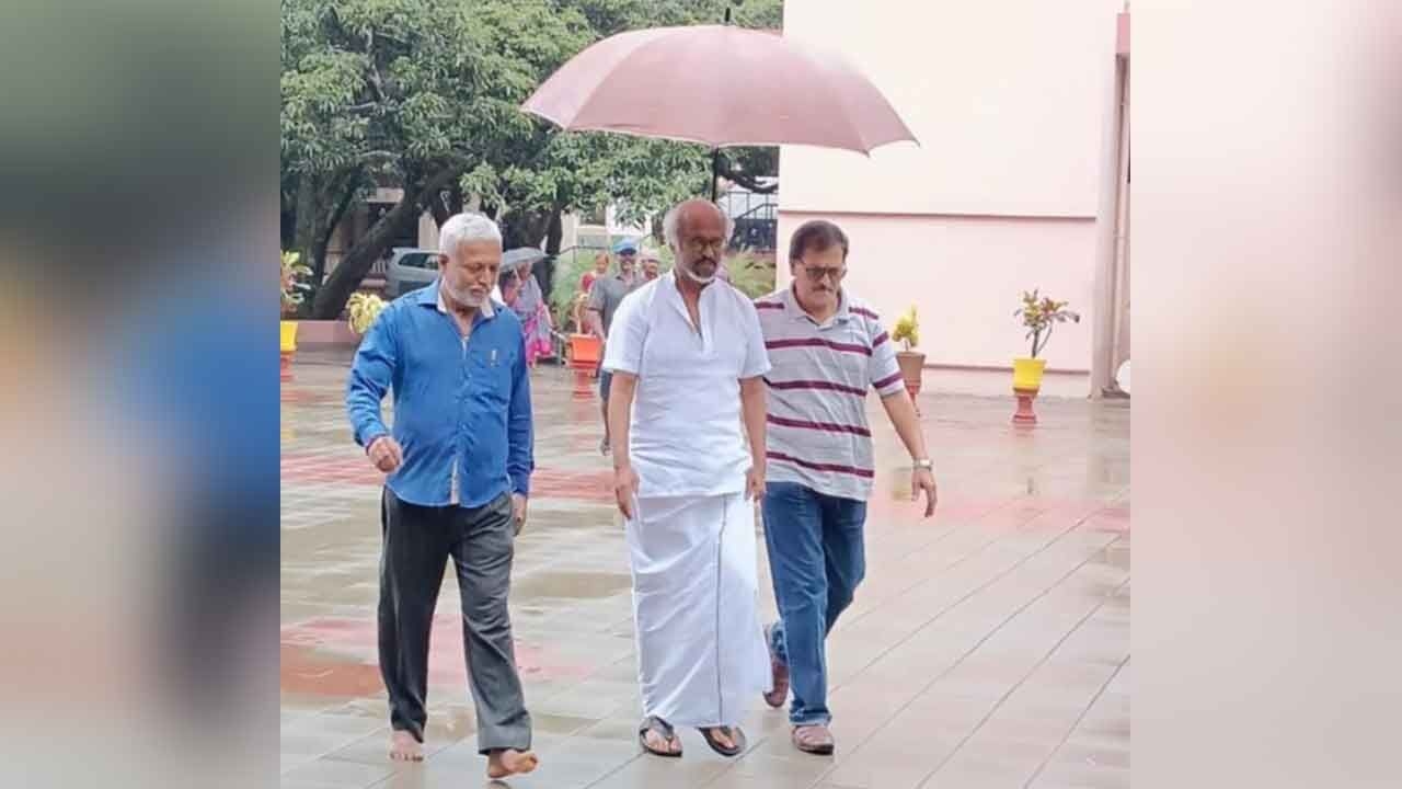 Rajinikanth Makes Surprise Visit to Bengaluru's Ramakrishna Ashrama