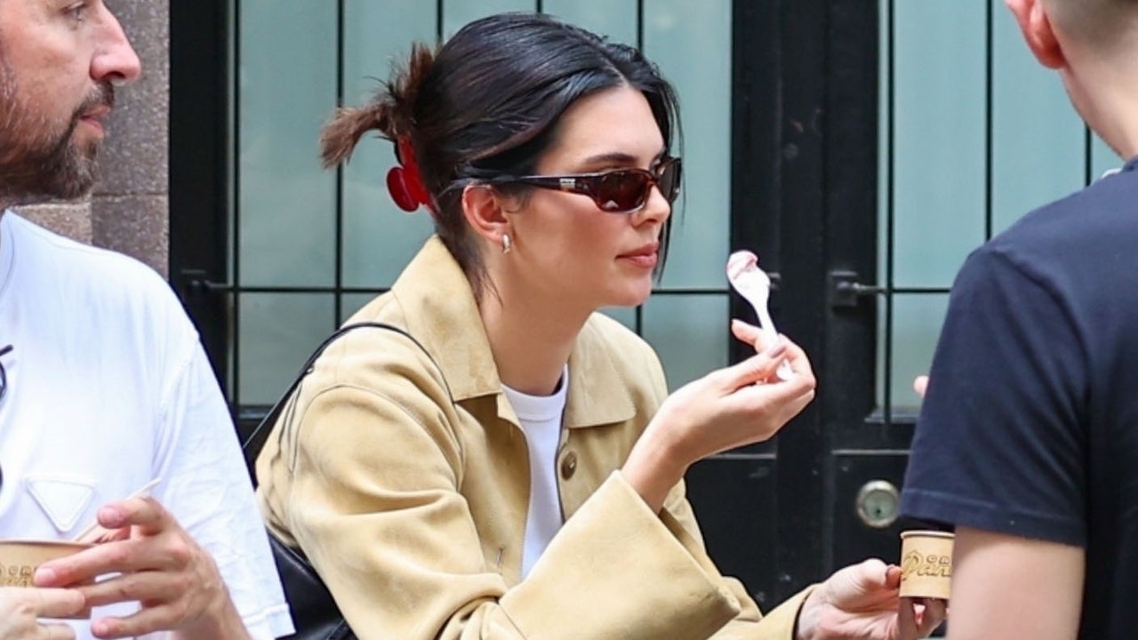 Caffè Panna and a Claw Clip: It's Already Summer for Kendall Jenner