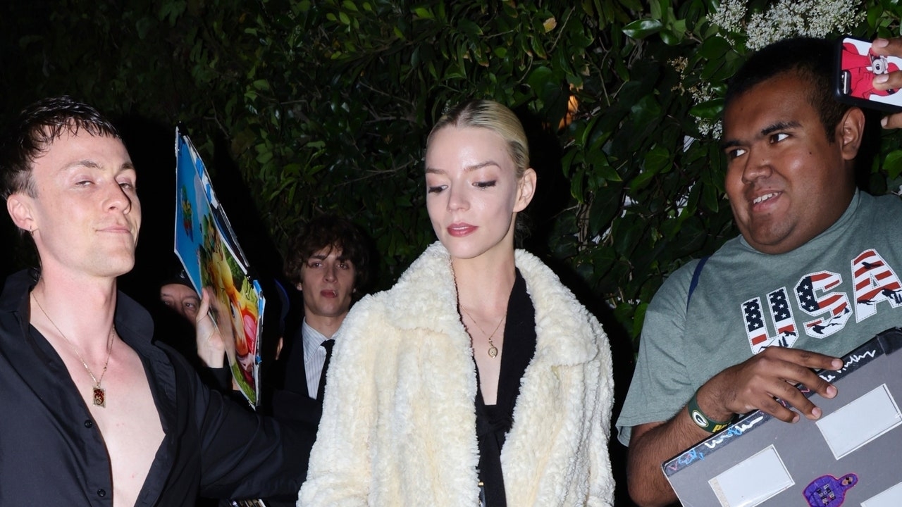 Here's How to Wear a Shearling Coat for Spring, According to Anya Taylor-Joy