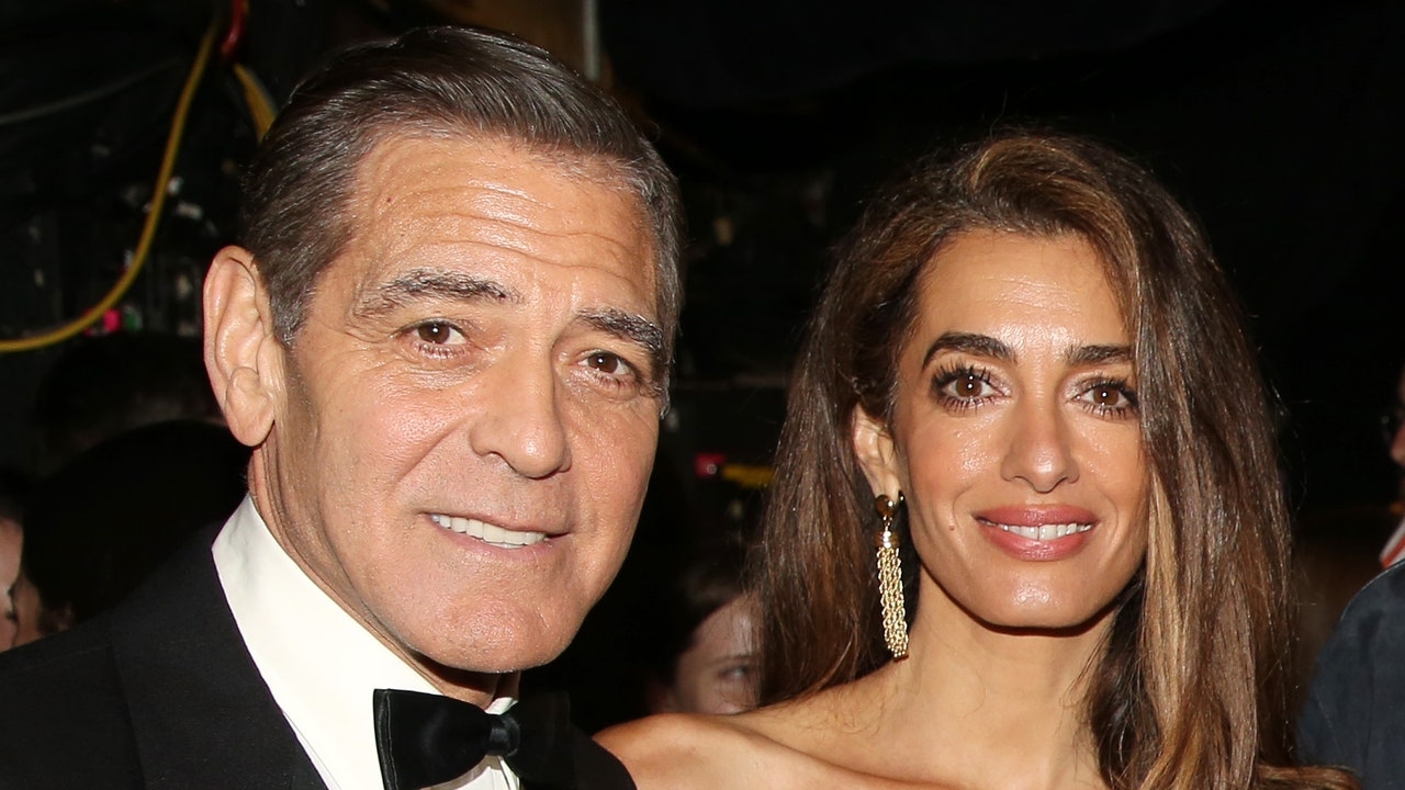 Amal Clooney and George Clooney Reunited for a Glamorous Backstage Date Night