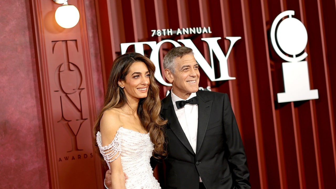 Amal Clooney Is Dripping in Pearls at the 2025 Tony Awards