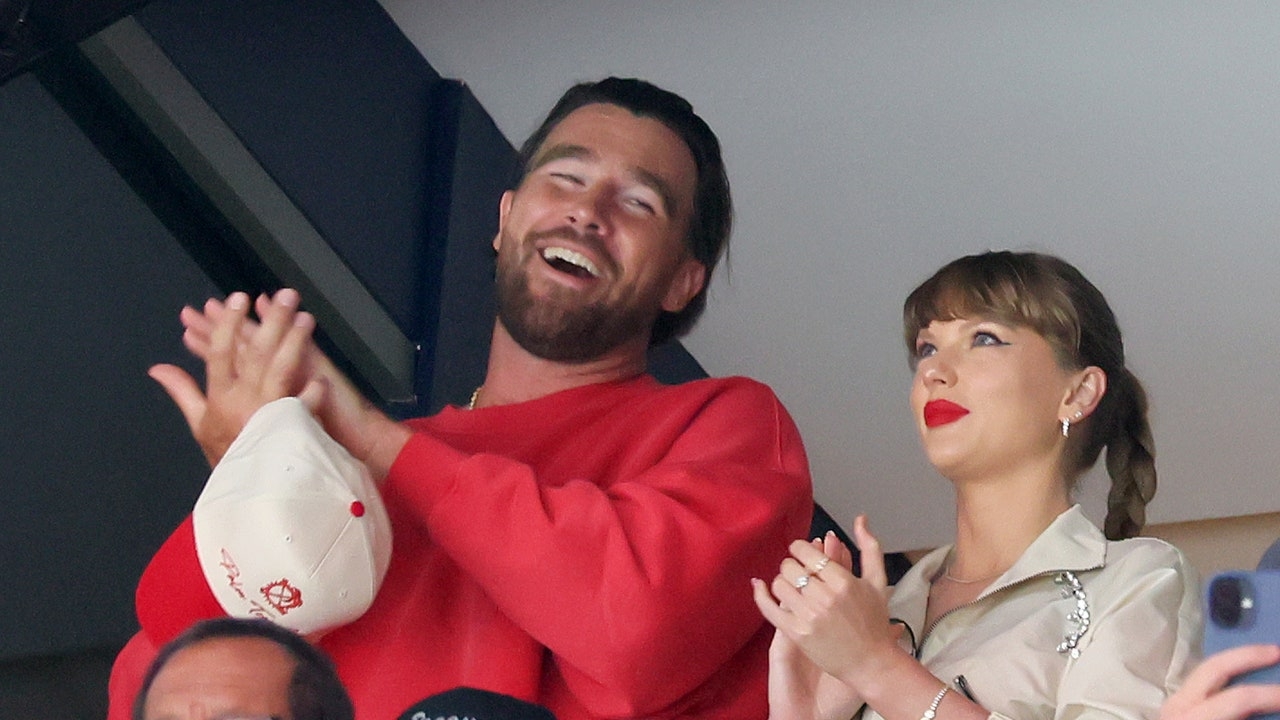 Taylor Swift and Travis Kelce Do Matching Sweatsuits for a Surprise Stanley Cup Final Date Night