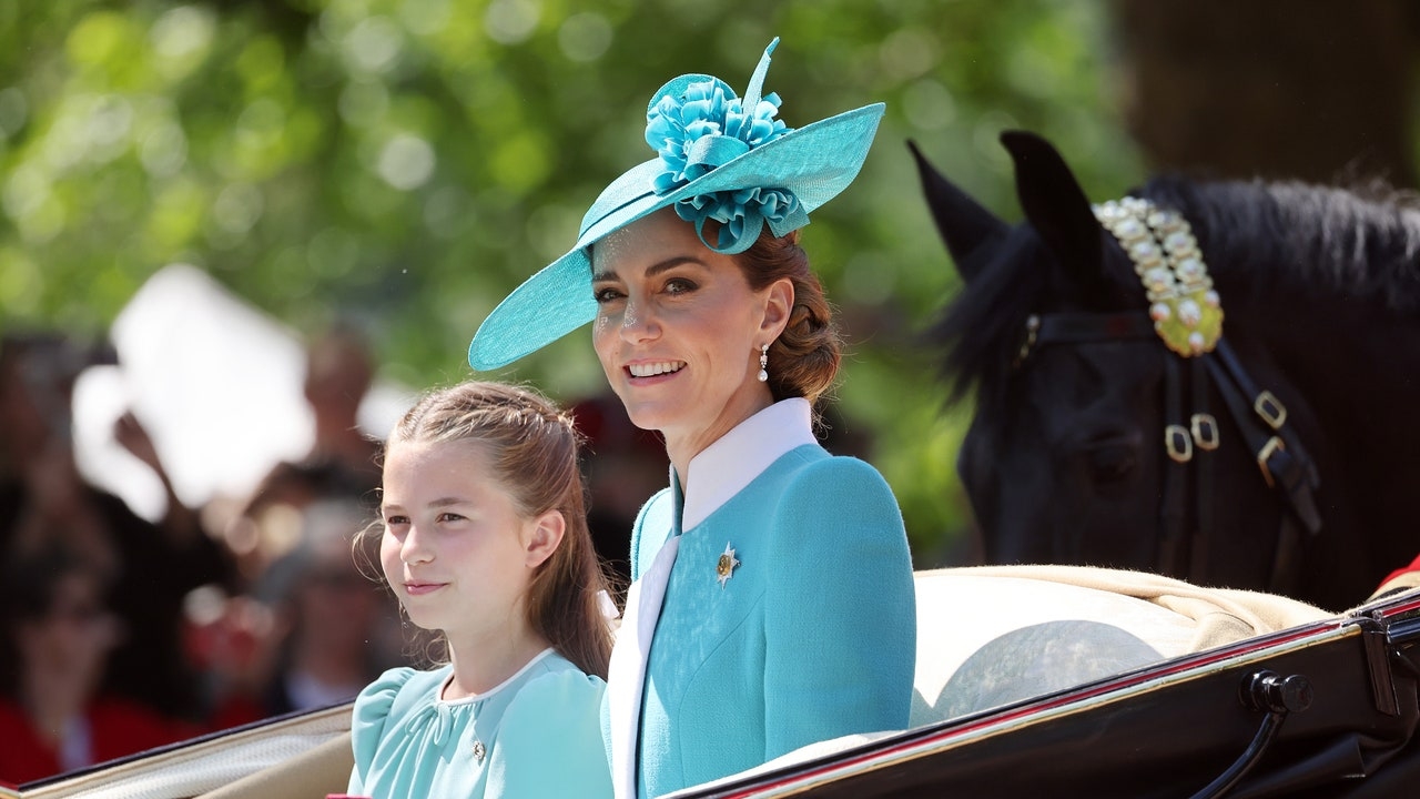 Kate Middleton and Princess Charlotte Opt for Aquamarine for Trooping the Colour 2025