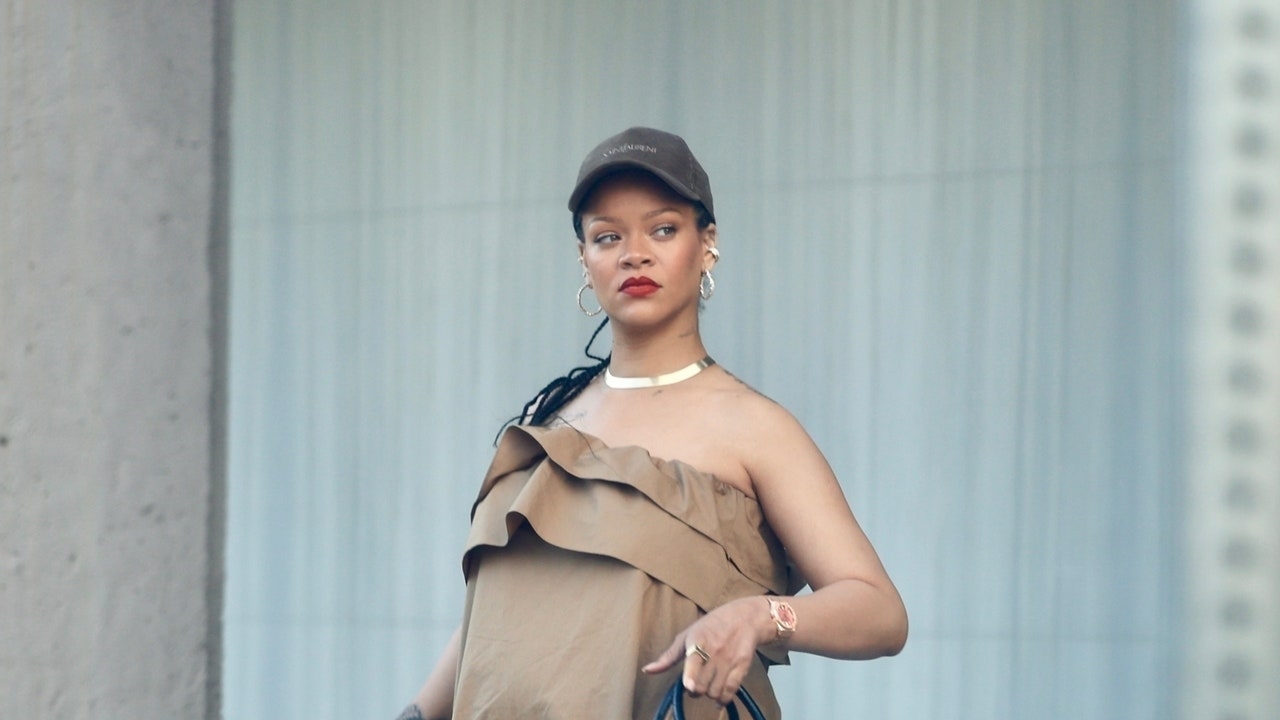 Rihanna Masters the Art of High-Low Dressing on a Burger Run