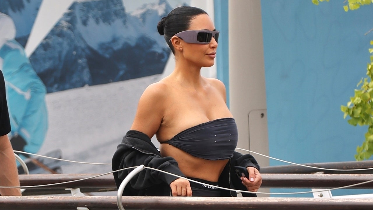 Kim Kardashian Has Touched Down in Venice for the Bezos-Sánchez Wedding