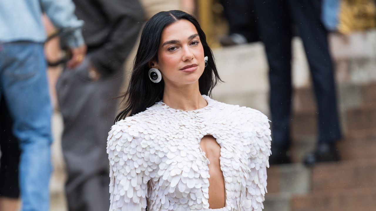 Dua Lipa Goes Full (Couture) Bride at Schiaparelli