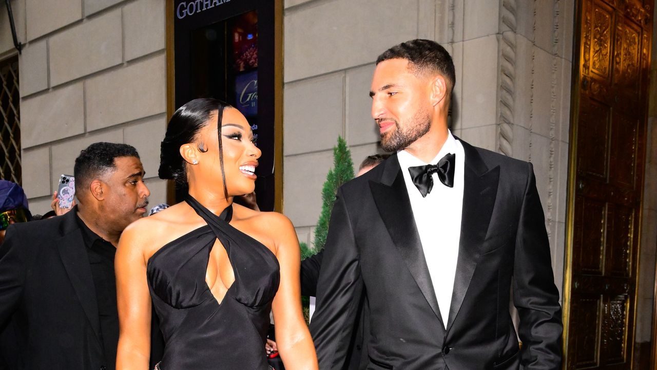 Megan Thee Stallion and Klay Thompson Hard Launch on the Red Carpet