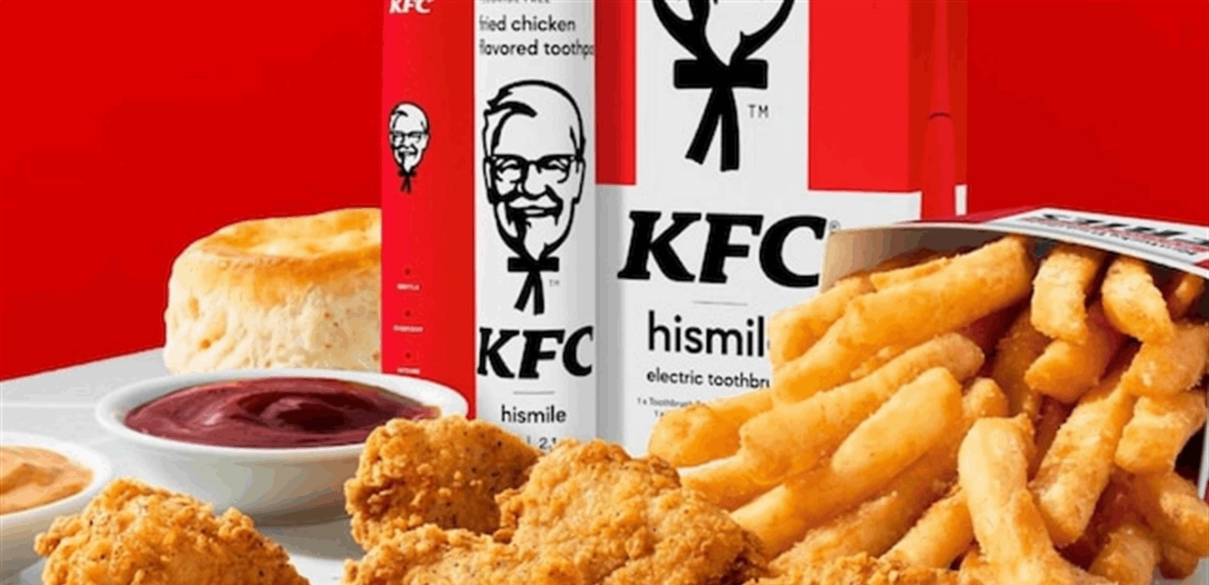 'KFC' تطلق معجون أسنان بنكهة الدجاج المقلي