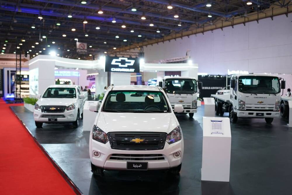 المنصور للسيارات تشارك في معرض الأهرام للنقل التجاري بطرازات شيفروليه المصنعة محليًا
