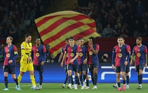 برشلونة يسعى لتأكيد تأهله إلى نصف نهائي الأبطال على حساب دورتموند
