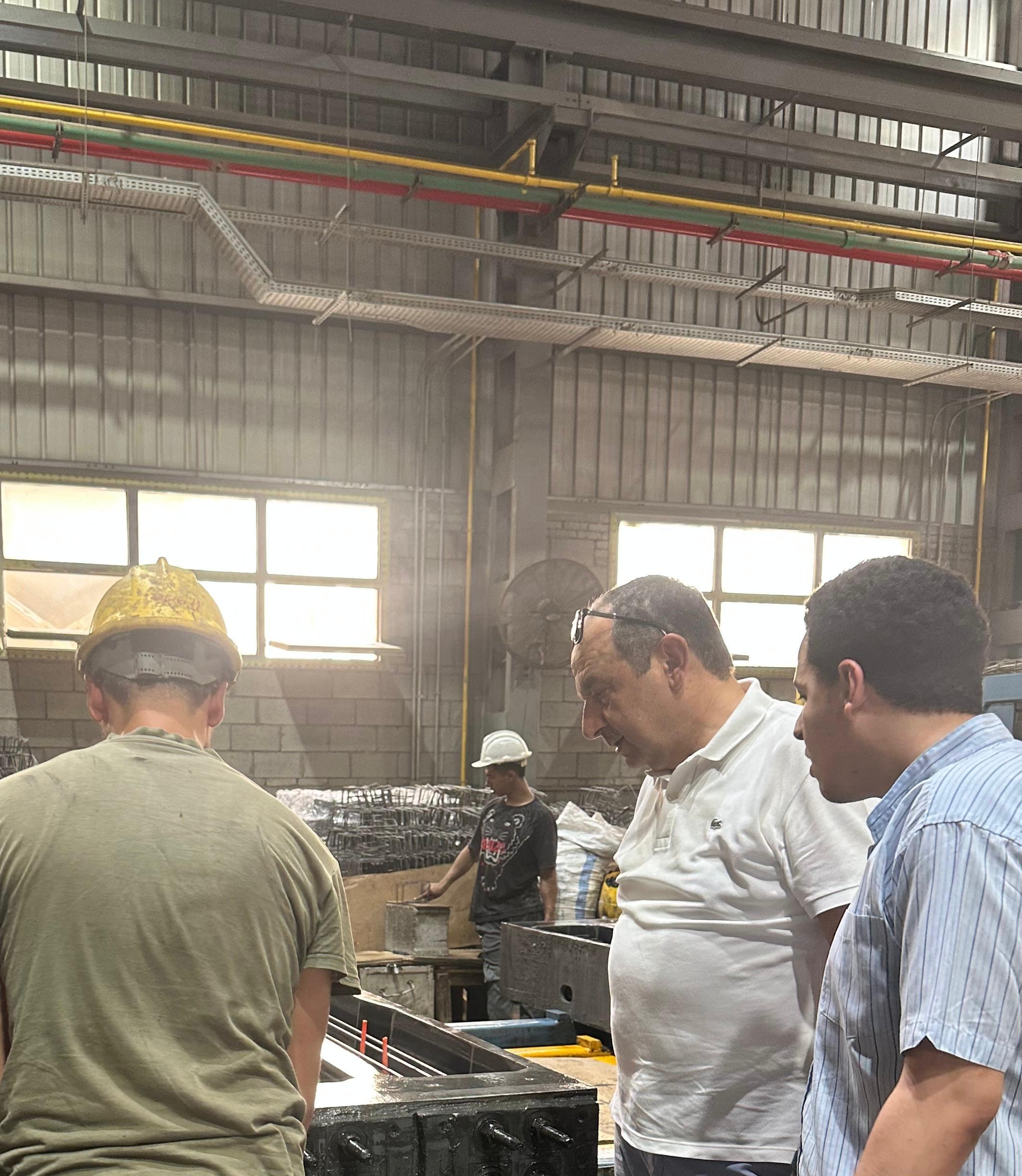 بسيجوارت.. وزير قطاع الأعمال يتفقد مصانع إنتاج فلنكات القطار السريع والسكك الحديدية ومترو الأنفاق