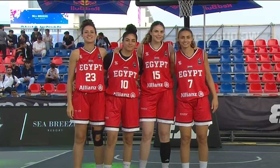 كرة سلة 3×3 – منتخب مصر للسيدات يحتل المركز الثالث في بطولة باكو