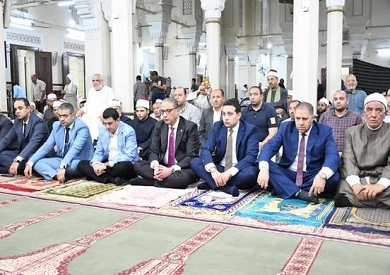 محافظ الفيوم يشهد الاحتفال بالعام الهجري الجديد بمسجد ناصر الكبير