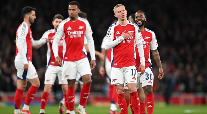 آرسنال يعادل إنجاز مانشستر سيتي في دوري الأبطال