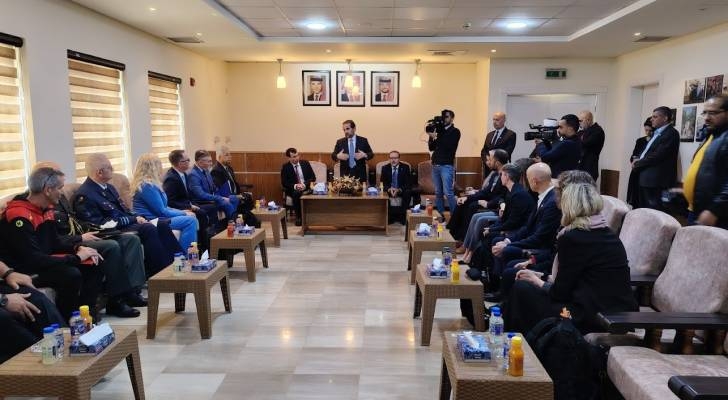 وفد أوروبي يزور الهيئة الهاشمية للمصابين العسكريين