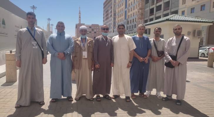 بعثة حج القوات المسلحة الأردنية /50 تصل المدينة المنورة