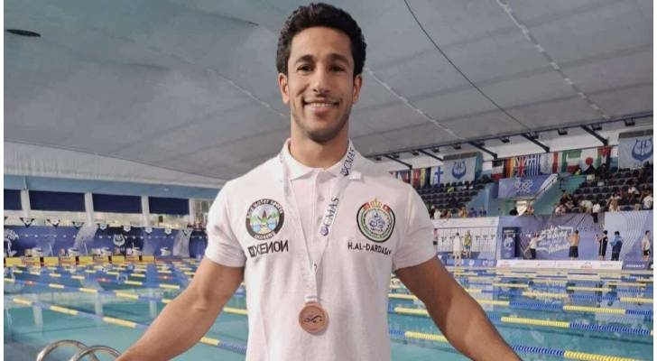 برونزية عالمية لحمزة الدردساوي في بطولة العالم للماسترز في سباحة الزعانف