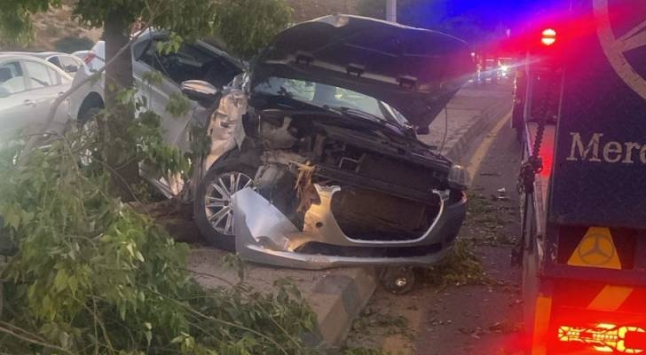 مراسل "رؤيا": إصابة في حادث سير على شارع الأردن.. فيديو