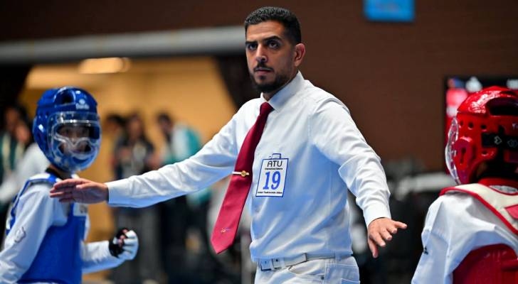الحكم الأردني محمد عليان يتألق في بطولة آسيا للتايكواندو بماليزيا