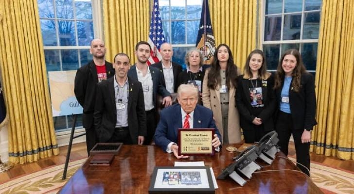 Trump meets released captives at White House amid secret US-Hamas talks