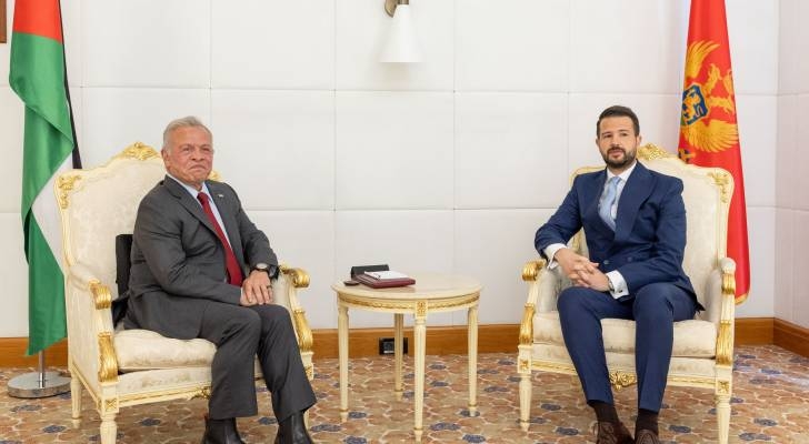 King meets Montenegro president