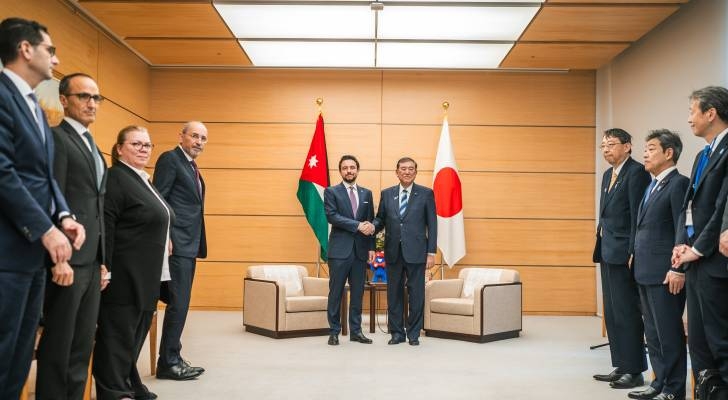 Crown Prince meets with Japanese Prime Minister