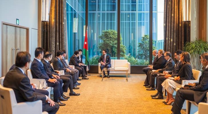 Crown Prince meets with Jordanian-Japanese Parliamentary Friendship Committee