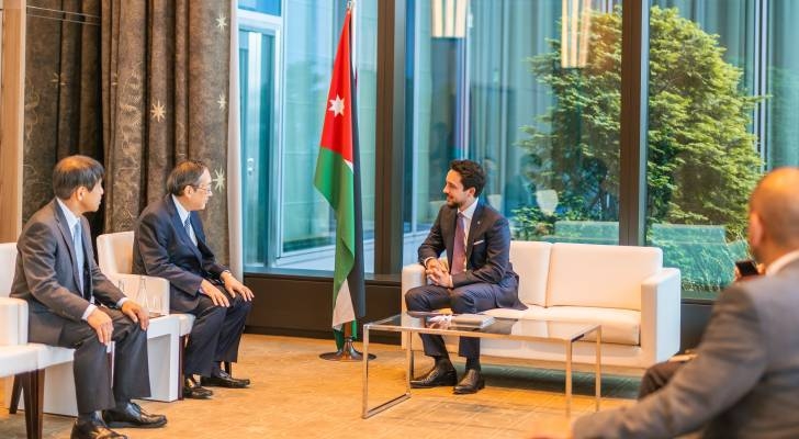 Crown Prince holds economic meetings in Tokyo