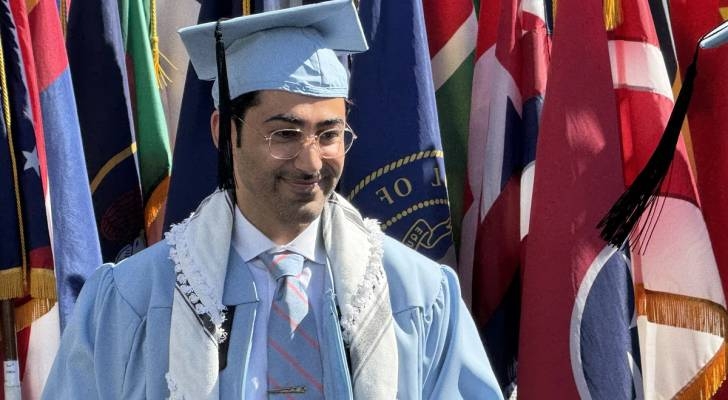 Mohsen Mahdawi graduates from Columbia weeks after release from ICE detention