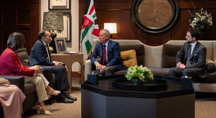 King receives Norwegian FM