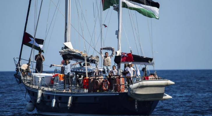Drone spotted over Gaza Freedom Flotilla in Mediterranean Sea