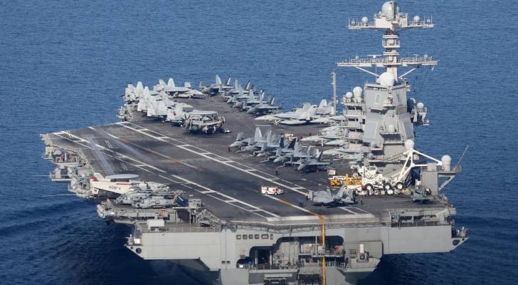 US deploys world's largest aircraft carrier near Middle East