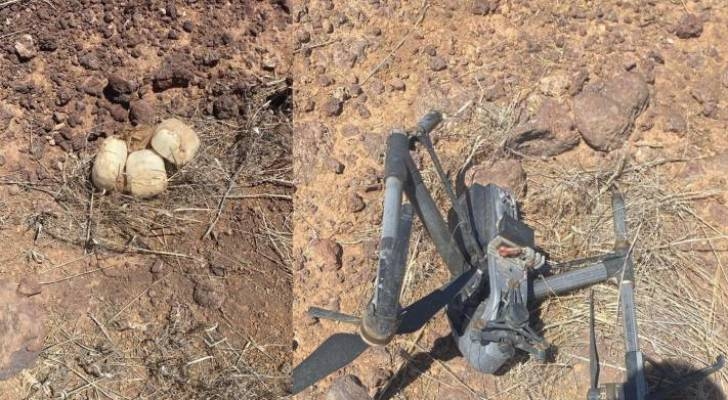 Jordanian army intercepts drone carrying crystal meth on eastern border