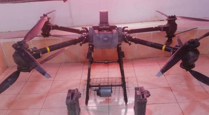 Jordanian army downs drone attempting to infiltrate western border