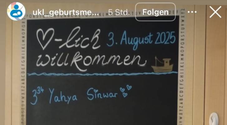 Newborn named Yahya Sinwar stirs backlash in German maternity ward
