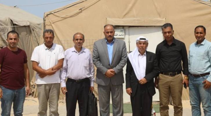 Jordanian Field Hospital in south Gaza receives local community leaders
