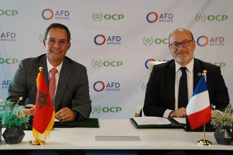 350 مليون دولار لتمويل التحول الأخضر لـ'OCP' بشراكة مع الوكالة الفرنسية للتنمية