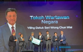 Bernama Chairman Wong Chun Wai Named National Journalism Laureate