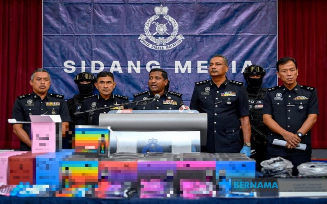 Police Bust Syndicate Selling Meth-laced Vape After Raiding Shop In Klang And Factory In Sg Buloh