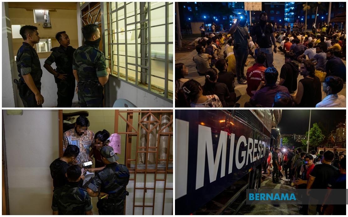 Failed ‘Negaraku' Singing Exposes Illegal Immigrant's Cover In Bandar Sunway Raid