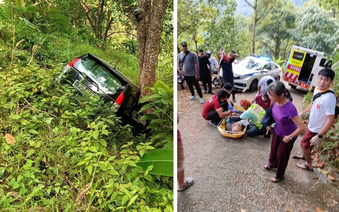 Missing Elderly Man Found Injured On Hill Slope In Balik Pulau