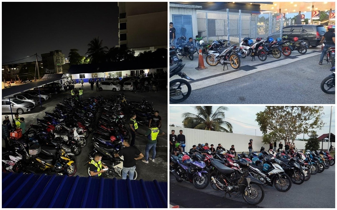 Police Issue 194 Summonses, Seize 24 Motorcycles In Kuantan Operation