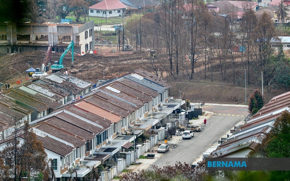 Putra Heights Fire: SPNB To Rebuild, Repair 17 Houses From Next Week