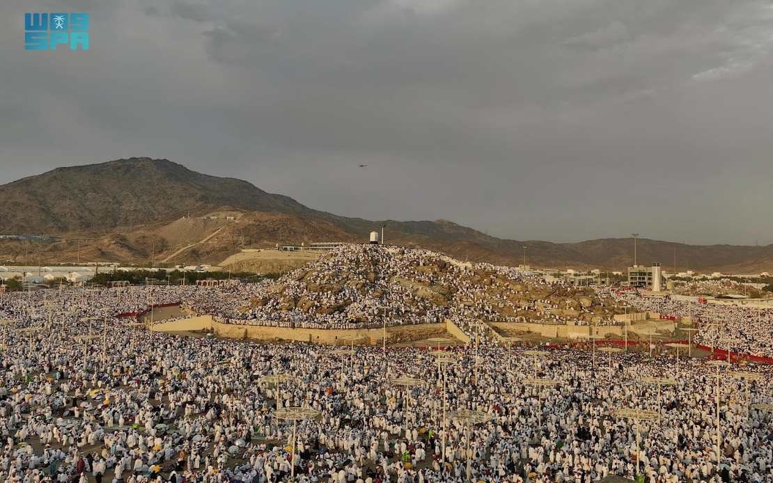 Jabal Al-Rahmah In Arafat Welcomes Pilgrims Amid Enhanced Comfort Measures