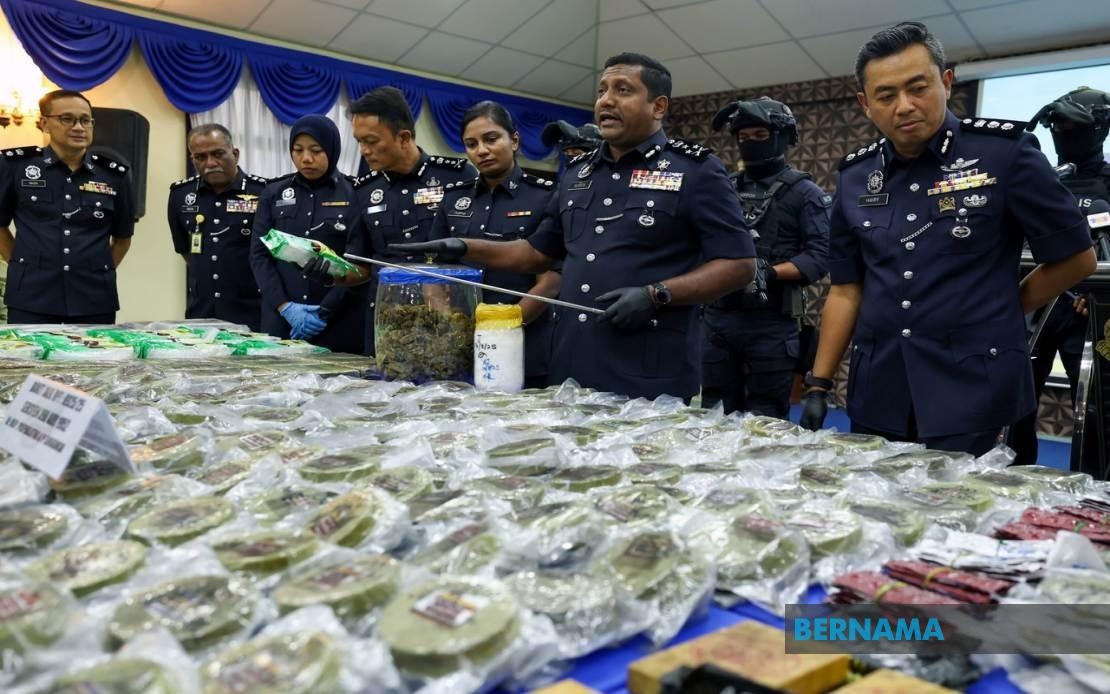 Bukit Aman: Three Held, Drugs Worth RM4.16 Million Seized