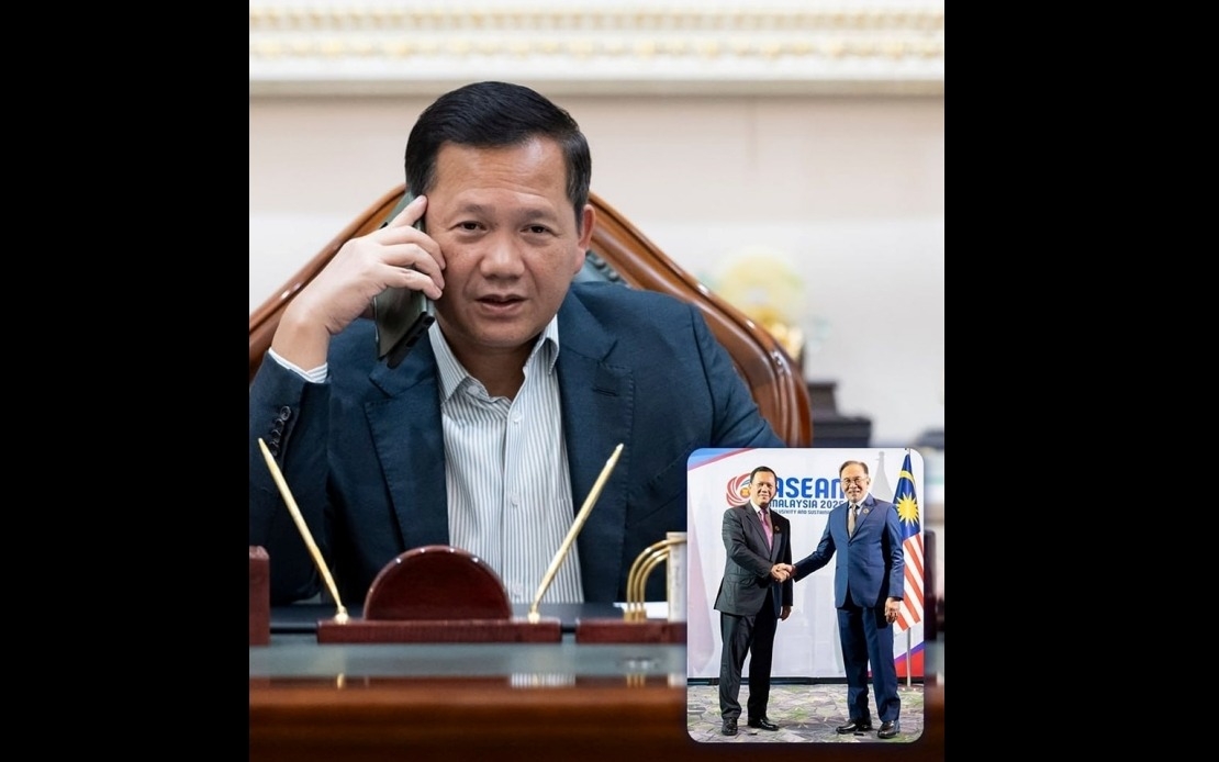 Hun Manet Briefs Anwar On Cambodia-Thai Border Dispute
