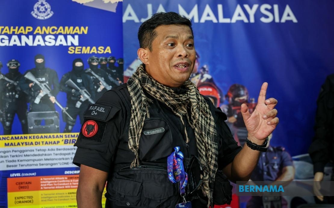 PDRM Special Branch Showcases Anti-Terrorism Exhibition At National Unity Week In Batu Kawan