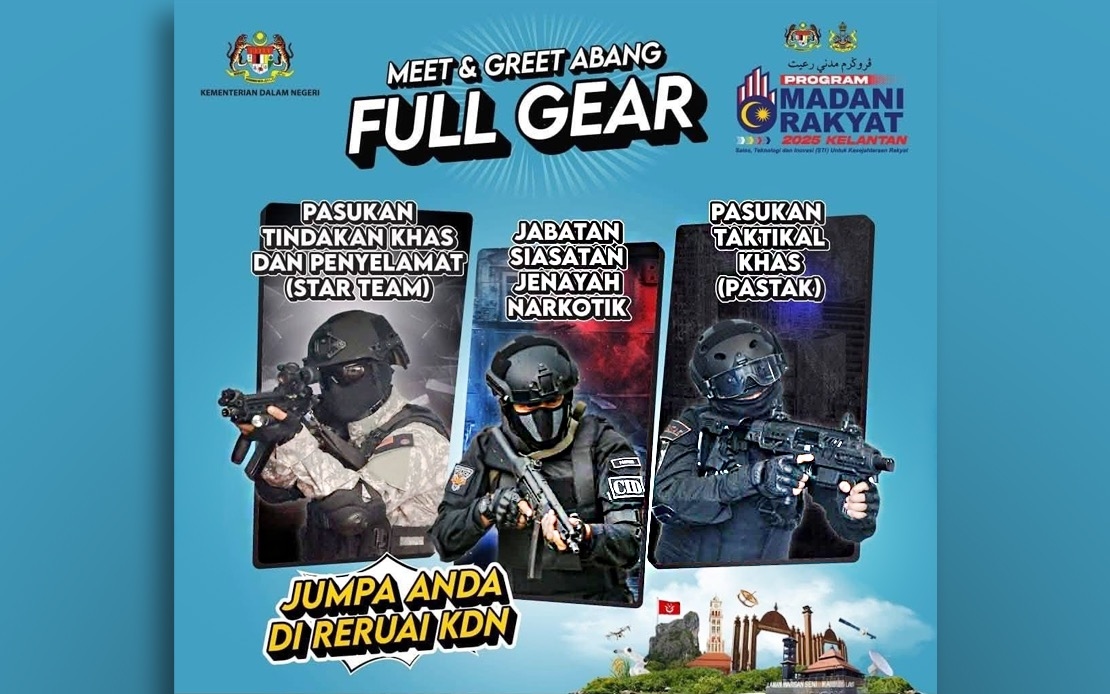 Elite Tactical Unit Heroes Thrill Crowds At Kelantan PMR 2025