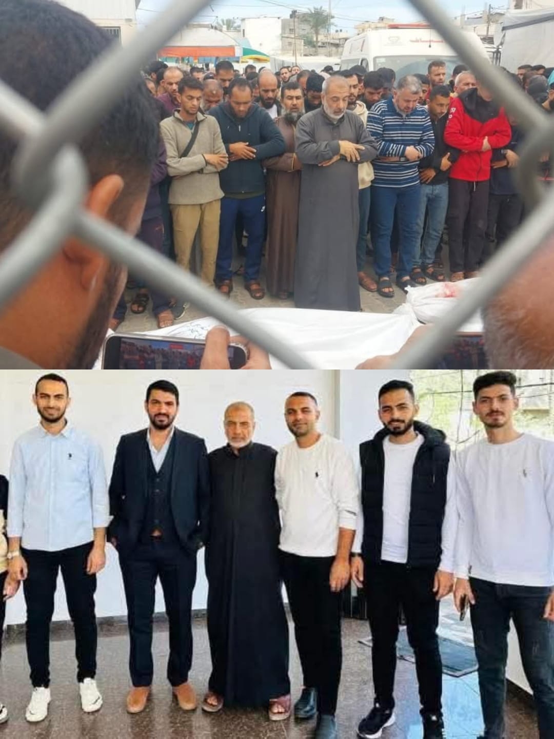 عندما يجتمع الألم مع الصبر والثبات ..أب وأم يودّعان 6 من أبنائهم استشهدوا جميعًا في لحظة واحدة